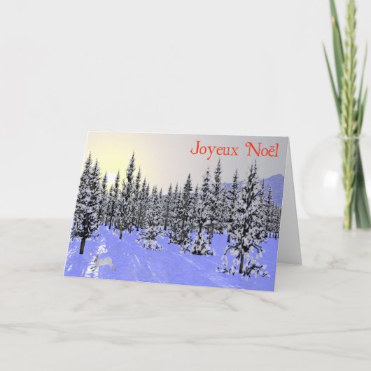 Joyeux Noё l - Winter Solstice Feestdagen Kaart (Voorkant)