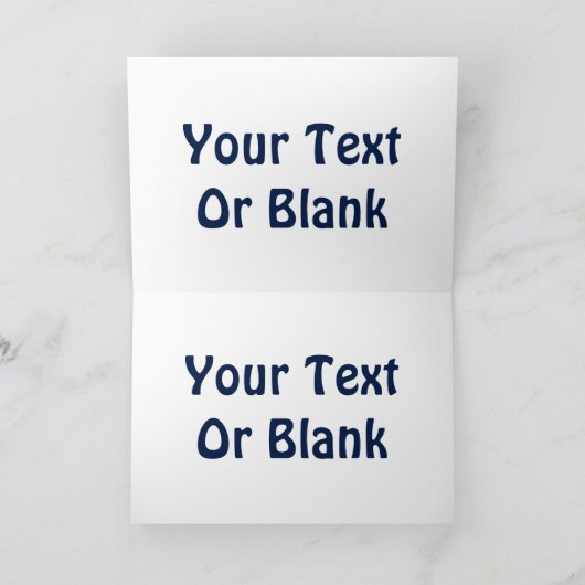 Joyeux Noёl - Blauwe Dageraad Feestdagen Kaart (Binnen)