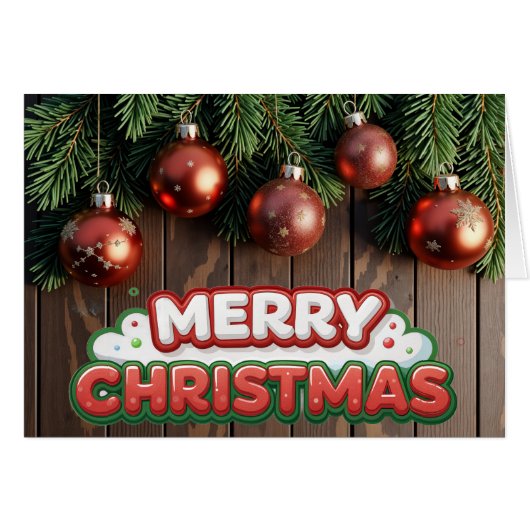 Joyeux Noël (Devant horizontal)