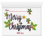 Joyeux Noël (Intérieur Horizontal (Bas))