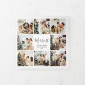 Joyeux Noël 12 Photo Blanc Tri-Fold Holiday (Protection)
