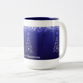 Joyeux Noël 15 oz Mug à deux tons (Devant droit)