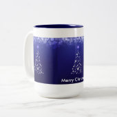 Joyeux Noël 15 oz Mug à deux tons (Devant gauche)