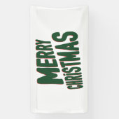 Joyeux Noël 1.6x3 Bannière en vinyle (Verticale)