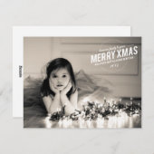 Joyeux Noël 2013 Carte photo plat (Devant / Derrière)