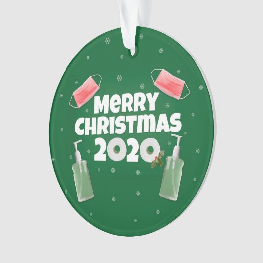 Joyeux Noël 2020 Masques Visages Sanitizer TP (devant)