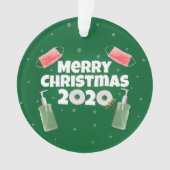 Joyeux Noël 2020 Masques Visages Sanitizer TP (devant)