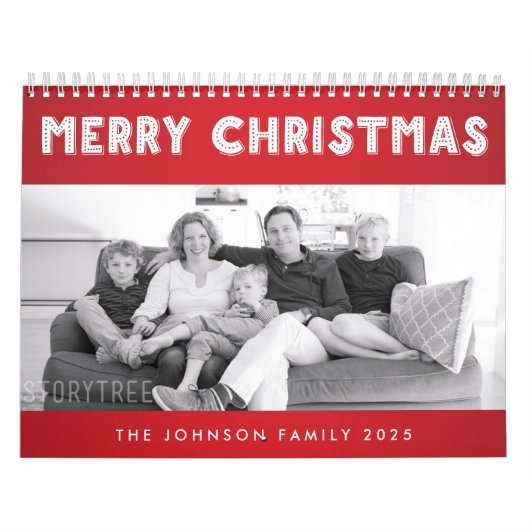 Joyeux Noël 2025 Calendrier familial (Protection)