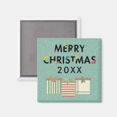Joyeux Noël 20XX Modèle Magnet de cuisine (Recto/Verso)
