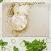 Joyeux Noël 23 Serviettes de cuisine (Plié)