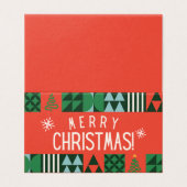 Joyeux Noël 25 Pack Cartes de Noël (Outside Unfolded)