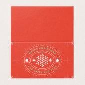 Joyeux Noël 25 Pack Cartes de Noël (Outside Unfolded)