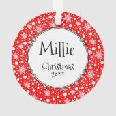 Joyeux Noël 2 Goldendoodle (rouge doré) mignonne (dos)