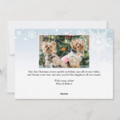 Joyeux Noël 2 PHOTO Carte de voeux de Noël (Dos)