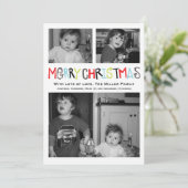 Joyeux Noël 3 photo Carte de vacances (Debout devant)