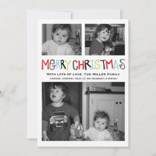 Joyeux Noël 3 photo Carte de vacances