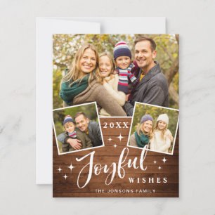 Joyeux Noël 3 PHOTO Carte de voeux de Noël