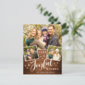 Joyeux Noël 3 PHOTO Carte de voeux de Noël (Debout devant)