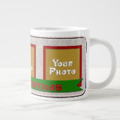 Joyeux Noël 3 photos de café Mug (Droite)
