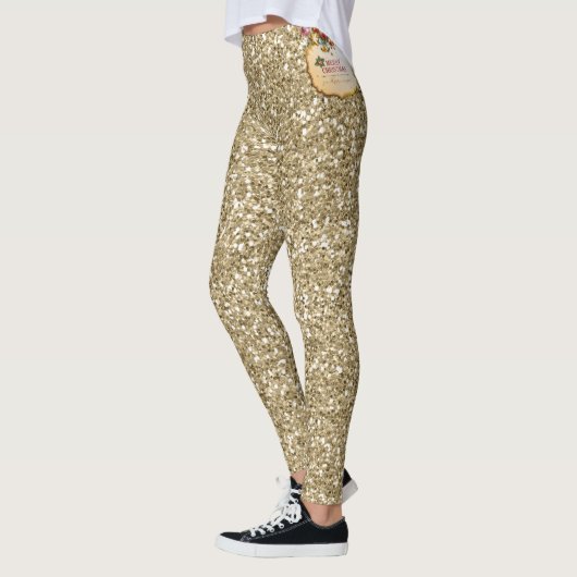 Joyeux Noël 83A Options d'image Leggings (Gauche)