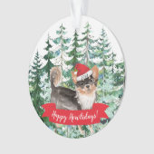 Joyeux Noël à Haired Chihuahua (devant)