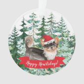 Joyeux Noël à Haired Chihuahua (devant)