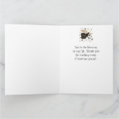 Joyeux Noël à l'homme que j'aime avec une carte d' (Intérieur)