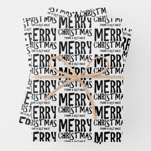 Joyeux Noël À Partir D'Un Papier À Distance (En situation)