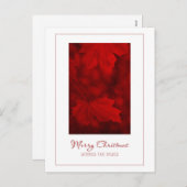 Joyeux Noël à travers la carte postale Miles (Devant / Derrière)