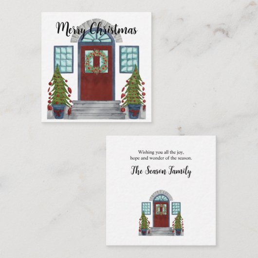 Joyeux Noël - Accueil Carte du boîtier (Devant / Derrière)