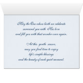 Joyeux Noël. Adoration de la Magi Custom Card (Intérieur Horizontal (Bas))