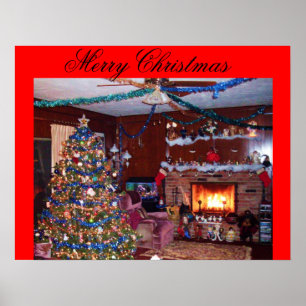 JOYEUX NOËL, affiche de CHEMINÉE