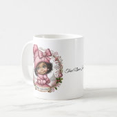 Joyeux Noël-Africain Américaine Mug (Devant gauche)