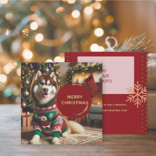 Joyeux Noël Ajouter Jusqu'À 2 Photos Carte De Voeu