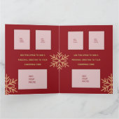 Joyeux Noël Ajouter Jusqu'À 7 Photos Carte De Voeu (Intérieur)