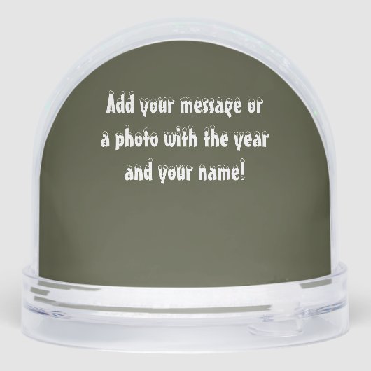 Joyeux Noël ajouter le message photo nom année (Arrière)