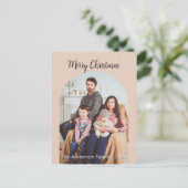 Joyeux Noël Ajouter une carte de vacances photo (Debout devant)