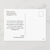 Joyeux Noël Ajouter une carte de vacances photo (Dos)