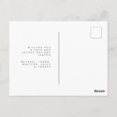 JOYEUX NOËL | Ajouter Votre Carte Postale Photo (Dos)