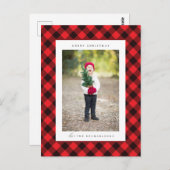 Joyeux Noël | AJOUTER VOTRE CARTE Postale PHOTO FA (Devant / Derrière)