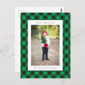 Joyeux Noël | AJOUTER VOTRE CARTE Postale PHOTO FA (Devant / Derrière)