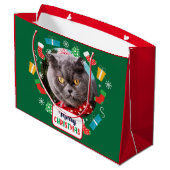 Joyeux Noël (ajoutez vos propres photos) Sac cadea (Dos Angle)