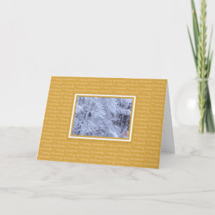 Joyeux Noël, Ami Carte de vacances pliée