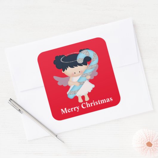 Joyeux Noël Angel Vacances sticker (Enveloppe)