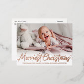 Joyeux Noël Anniversaire Faire-part Photo (Recto/Verso)