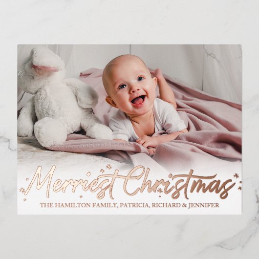 Joyeux Noël Anniversaire Faire-part Photo (Recto)