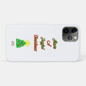 Joyeux Noël Apple iPhone 11 Pro Coque (Dos (Horizontal))