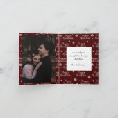 Joyeux Noël aquarelle laver carte photo (Intérieur)