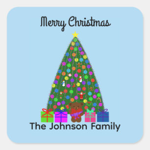 Joyeux Noël Arbre #3 Stickers