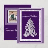 Joyeux Noël Arbre avec Modèle photo (Devant / Derrière)